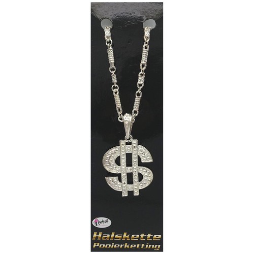 Dollar halskette medaillon - halskette,