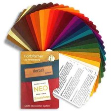 Stoff-Farbpass, 30 Farben