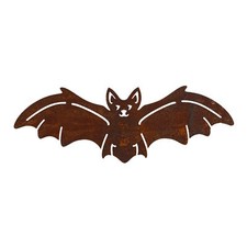 Rost Gartenfigur Fledermaus