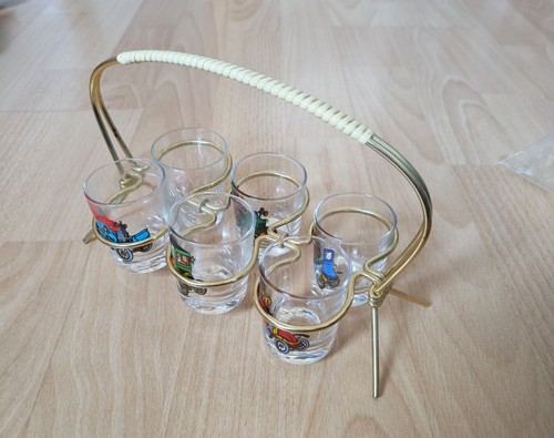 Vintage schnapsglas set - vintage, schnapsglas-set