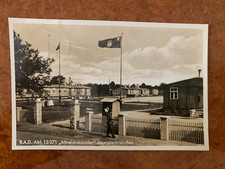 Alte Postkarte vom RAD-Lager