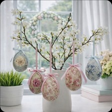 Deko Ostereier Hängende Eier