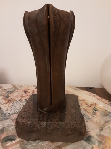 Bronze grabvase mit - bronze,