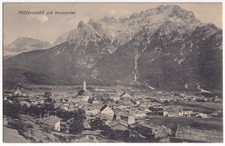 AK Mittenwald mit Karwendel, Bayern, um 1910, unversandt
