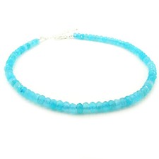 Aquamarin-Kette Damen Collier