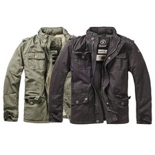 Brandit Britannia Winterjacke mit Futter Herren Outdoor Army Feldjacke gefüttert
