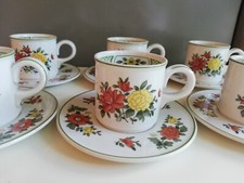 Villeroy & Boch   Summerday    6 x Mokkatasse / Espressotasse und Untere