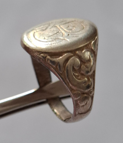 Silber 835 herrenring - silber,