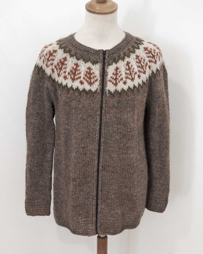 Herren strickjacke braun - gr,