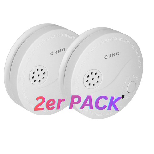 Rauchmelder mit batterie - 2x,
