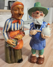 Figurenflasche Schnapsflasche Porzellanflasche Keramikflasche Flasche