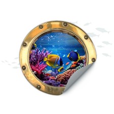 Wandtattoo Bullauge Ø 30cm