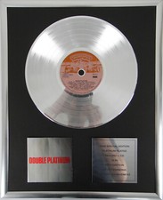 Kiss double platinum gerahmte - double,
