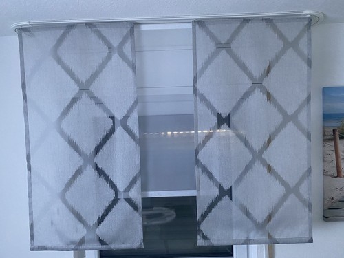Schiebegardine modern grau - modern,