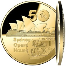 Goldmünze Sydney Opera House
