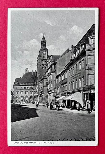 Döbeln 1936 obermarkt mit - dÖbeln,