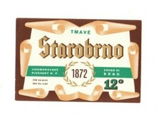 Tschechien Bieretikett -