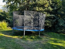 Trampolin Maxjump 430, mit Sicherheitsnetz, nur Sommerbetrieb