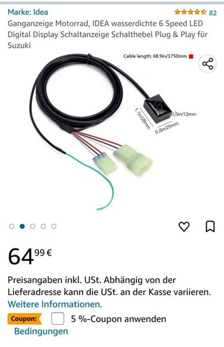 Idea motorrad ganganzeige - idea,