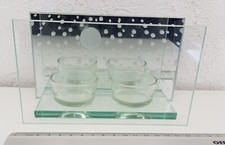 Dekoration Teelichthalter Kerzenhalter Kerzenleuchter Kerzenständer Glas Spiegel