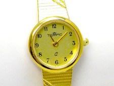 Tempic Quartz Swiss Parts ETA 801004 Damen Armbanduhr Lady Watch