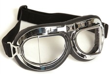 Fliegerbrille Typ RAF chrom