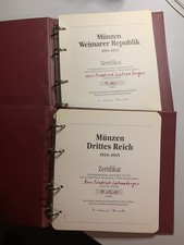 2 Vordruck-Alben DEUTSCHES REICH MDM - Weimarer Republik + Drittes Reich