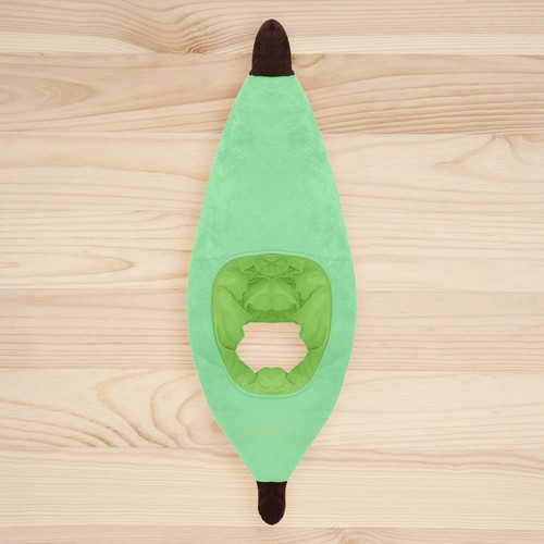 Plüschhut grüne banane - plüschhut,