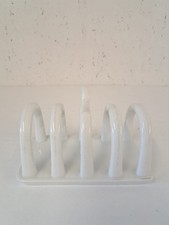 Keramik Toastständer Ständer - Weiß