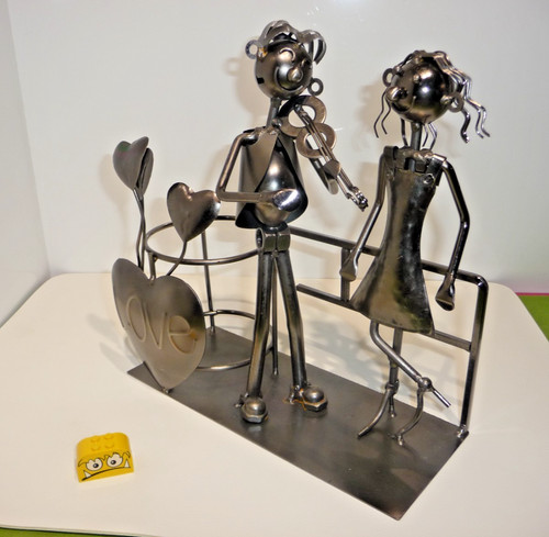 Metallfiguren liebespaar love - metallfiguren,