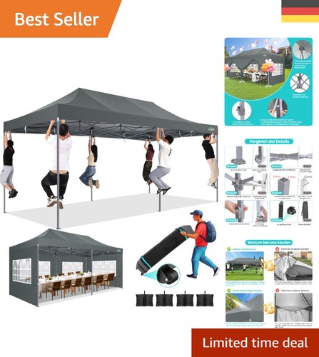 Robuster 3x6m pop pavillon - pop-up,