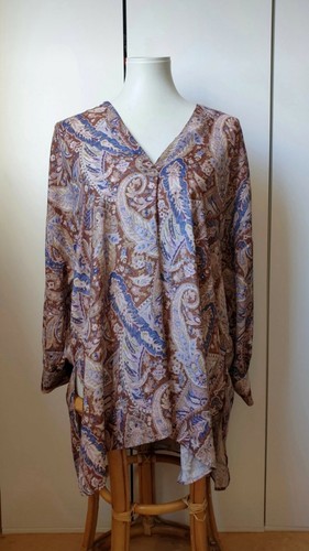 Zara satinbluse l - satinbluse, lange
