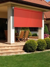 Senkrechtmarkise Vertikalmarkise Markiese Werbemarkise Aussenrollo Sonnen Rollo 