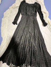 EMPORIO ARMANI Abendkleid LIMITED EDITION L Schwarz-Grau HAUTE-COUTURE KULT RAR