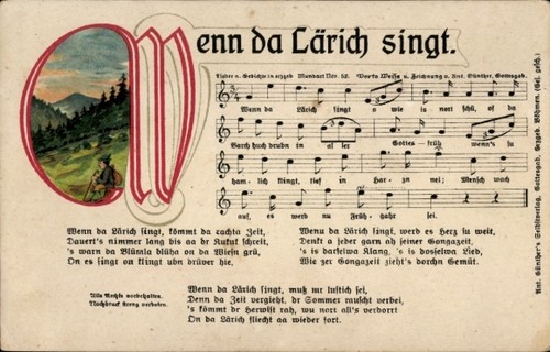 Lied günther anton - lied, ak
