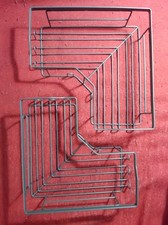 Duschregal | Duschablage | Eckregal aus schwarzem Metall | zum Anschrauben