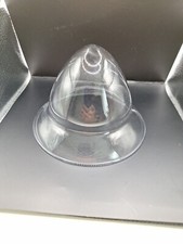 Glas Glocke klein Höhe 10cm Durchmesser 15cm Glockenglas Glasglocke Glashaube