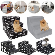 Hundetreppe mit 3 Stufen Katzentreppe Haustiertreppe Für Kleine Haustiere Neu