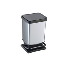 ROTHO Abfalleimer 20L Paso Mülleimer Treteimer Abfallbehälter Kueche Pedaleimer