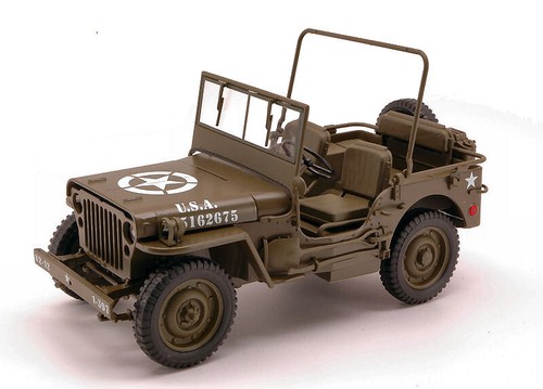Welly jeep willys ton - welly, 1/18