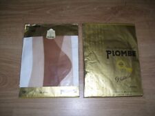 PLOMBE " 20den " Nylonstrümpfe Gr. " 10 1/2 " LÄNGE " 95cm " Strapse Hüfthalter