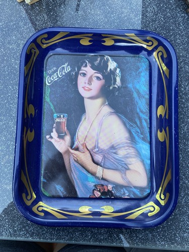 Vintage coca cola blechtablett - coca-cola,