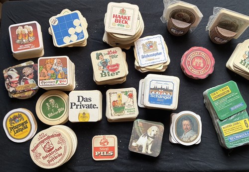 Bierdeckel sammlung geschätzt - bierdeckel,