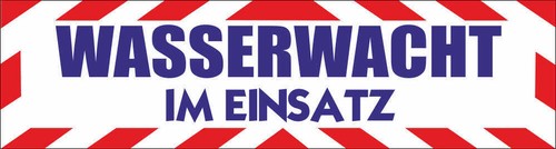 Magnetschild wasserwacht im - magnetschild, "wasserwacht