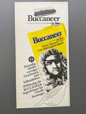 Buccaneer Tabak Whisky Flavoured 1980 Vintage Ad Werbung Reklame