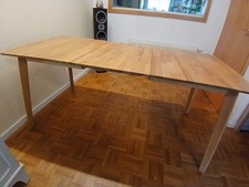 Esszimmertisch ausziehbar, 125/160 X 80cm; Echtholz