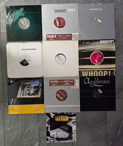 Techno trance vinyl - vinyl, set