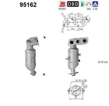 Katalysator für TOYOTA YARIS