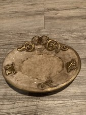 Dekorative Gebäckschale mit Engel Motiven Keramik 19x15 cm. s. Art-Beschr.