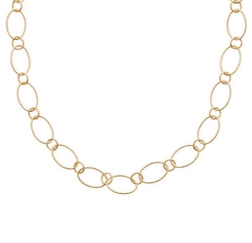Halskette kettenglieder oval - halskette,